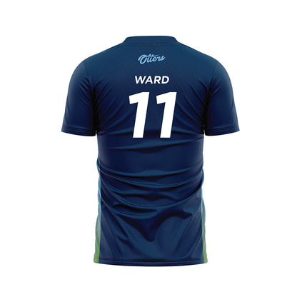 CSU Monterey Bay - NCAA Men's Soccer : Mason Ward - Navy Soccer Jersey-1