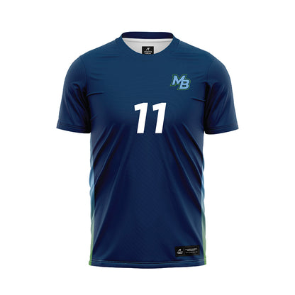 CSU Monterey Bay - NCAA Men's Soccer : Mason Ward - Navy Soccer Jersey-0