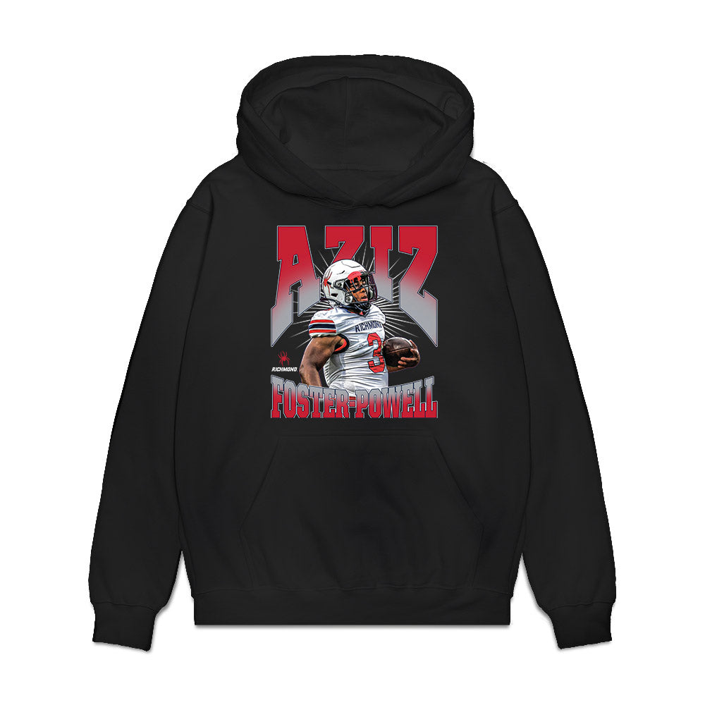 Richmond - NCAA Football : Aziz Foster-Powell - Collage Premium Hooded Sweatshirt-0