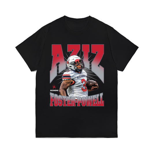 Richmond - NCAA Football : Aziz Foster-Powell - Collage Comfort Colors T-Shirt-0