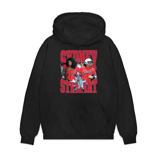 Arizona - NCAA Softball : Sydney Stewart - Collage Premium Hooded Sweatshirt-0
