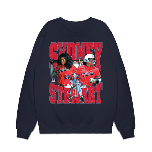 Arizona - NCAA Softball : Sydney Stewart - Collage Premium Crewneck Sweatshirt-0