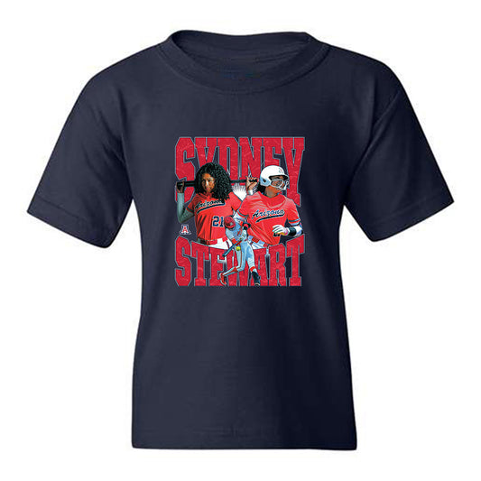 Arizona - NCAA Softball : Sydney Stewart - Collage Youth T-Shirt-0