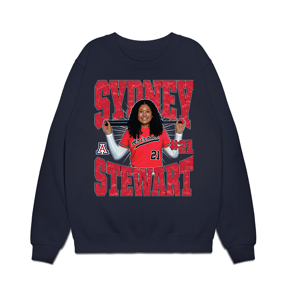 Arizona - NCAA Softball : Sydney Stewart - Collage Premium Crewneck Sweatshirt-0