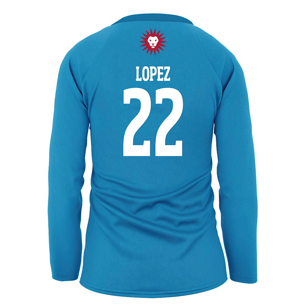 LMU - NCAA Women's Volleyball : Kayla Lopez - Volleyball Jersey-1