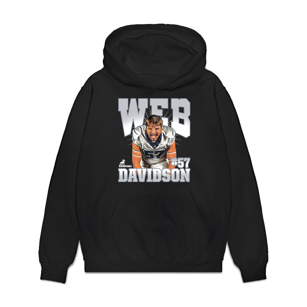 Samford - NCAA Football : Web Davidson - Collage Premium Hooded Sweatshirt-0