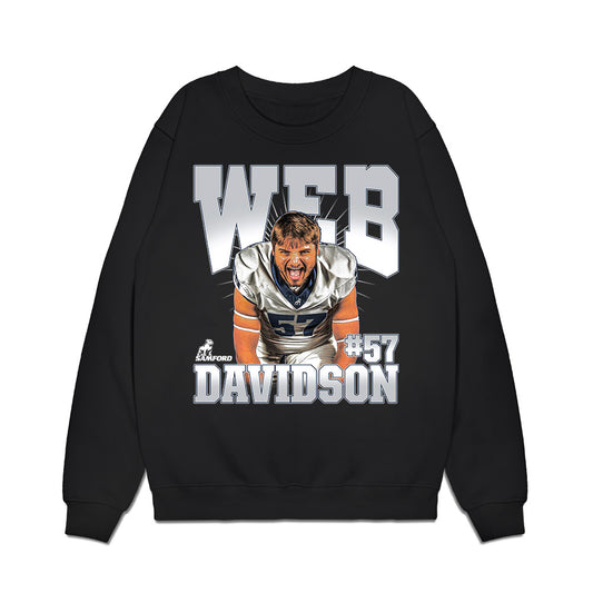 Samford - NCAA Football : Web Davidson - Collage Premium Crewneck Sweatshirt-0