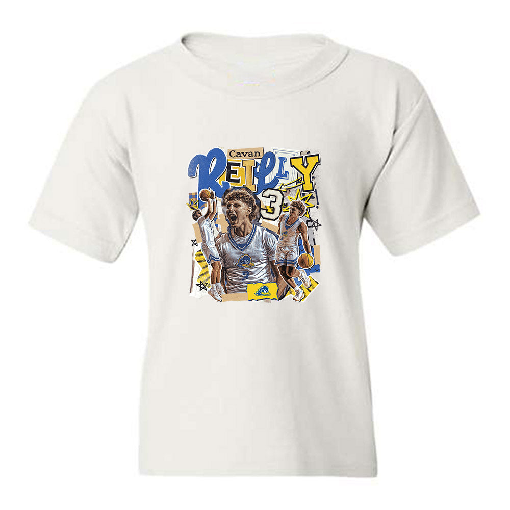 Delaware - NCAA Men's Basketball : Cavan Reilly - Collage Youth T-Shirt-0
