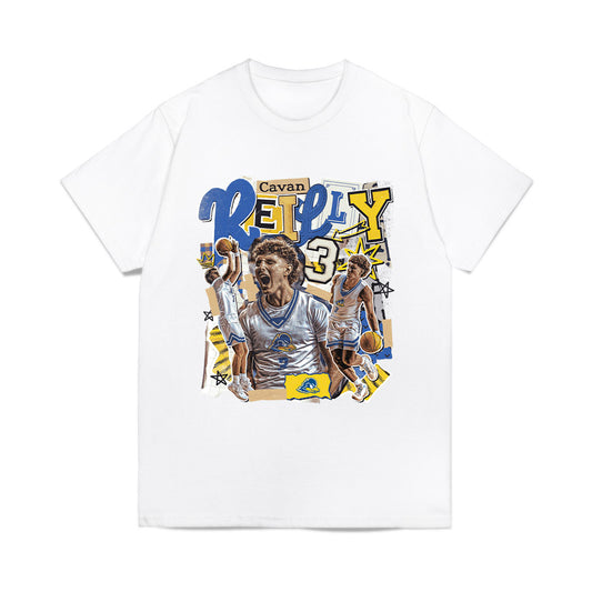 Delaware - NCAA Men's Basketball : Cavan Reilly - Collage Comfort Colors T-Shirt-0