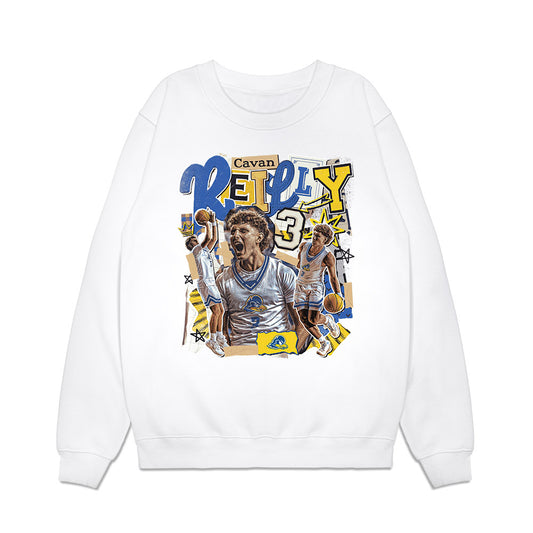 Delaware - NCAA Men's Basketball : Cavan Reilly - Collage Premium Crewneck Sweatshirt-0