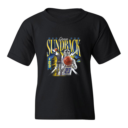 Delaware - NCAA Women's Basketball : Grace Sundback - Collage Youth T-Shirt-0