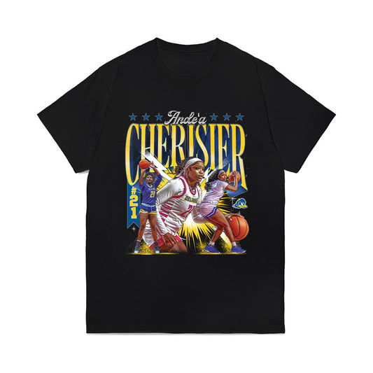 Delaware - NCAA Women's Basketball : Ande'a Cherisier - Collage Comfort Colors T-Shirt-0