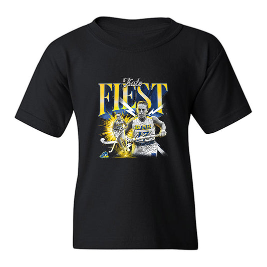 Delaware - NCAA Women's Field Hockey : Kate Fiest - Collage Youth T-Shirt-0