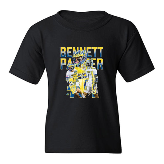 Delaware - NCAA Men's Lacrosse : Bennett Parmer - Collage Youth T-Shirt-0