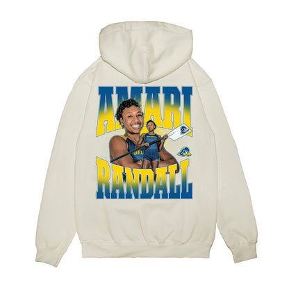 Delaware - NCAA Women's Rowing : Amari Randall - Collage Premium Hooded Sweatshirt-1