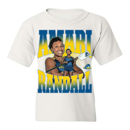 Delaware - NCAA Women's Rowing : Amari Randall - Collage Youth T-Shirt-0