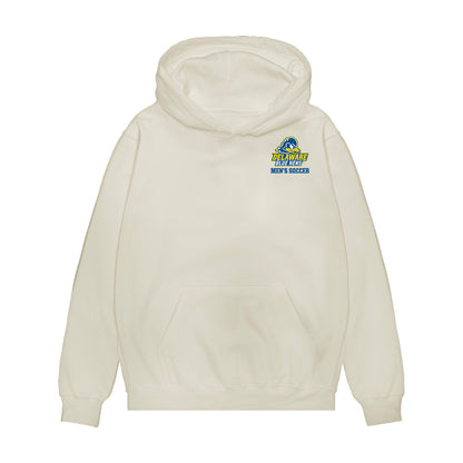 Delaware - NCAA Men's Soccer : Marius Stenner - Collage Premium Hooded Sweatshirt-0