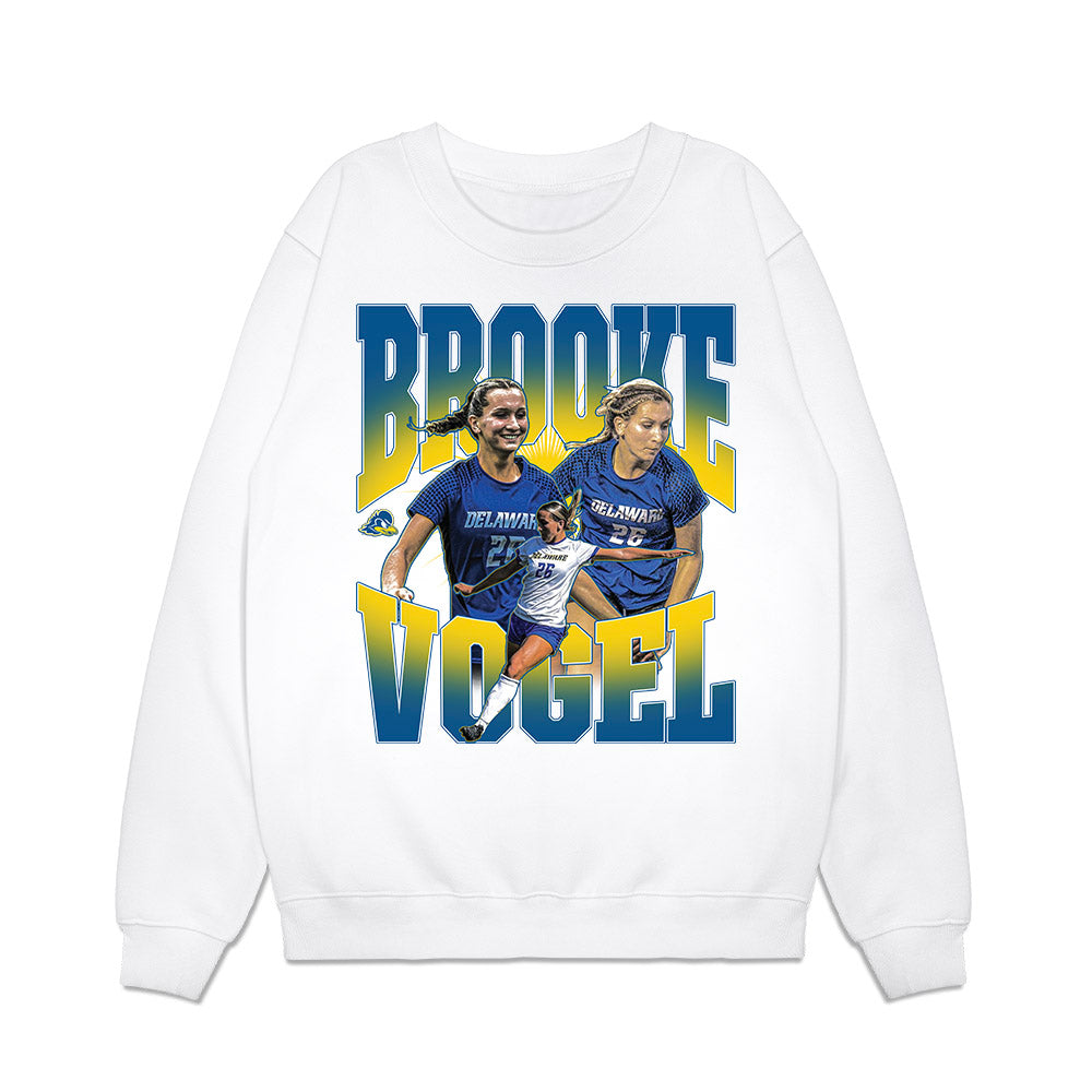 Delaware - NCAA Women's Soccer : Brooke Vogel - Collage Premium Crewneck Sweatshirt-0
