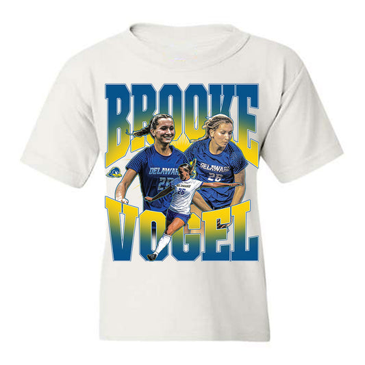 Delaware - NCAA Women's Soccer : Brooke Vogel - Collage Youth T-Shirt-0