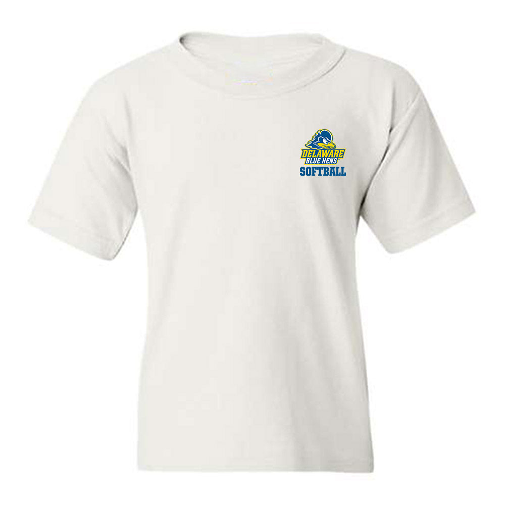 Delaware - NCAA Softball : Sydney Shaffer - Collage Youth T-Shirt-0