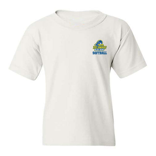 Delaware - NCAA Softball : Sydney Shaffer - Collage Youth T-Shirt-0