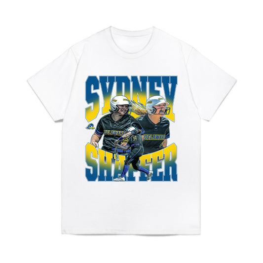 Delaware - NCAA Softball : Sydney Shaffer - Collage Comfort Colors T-Shirt-0