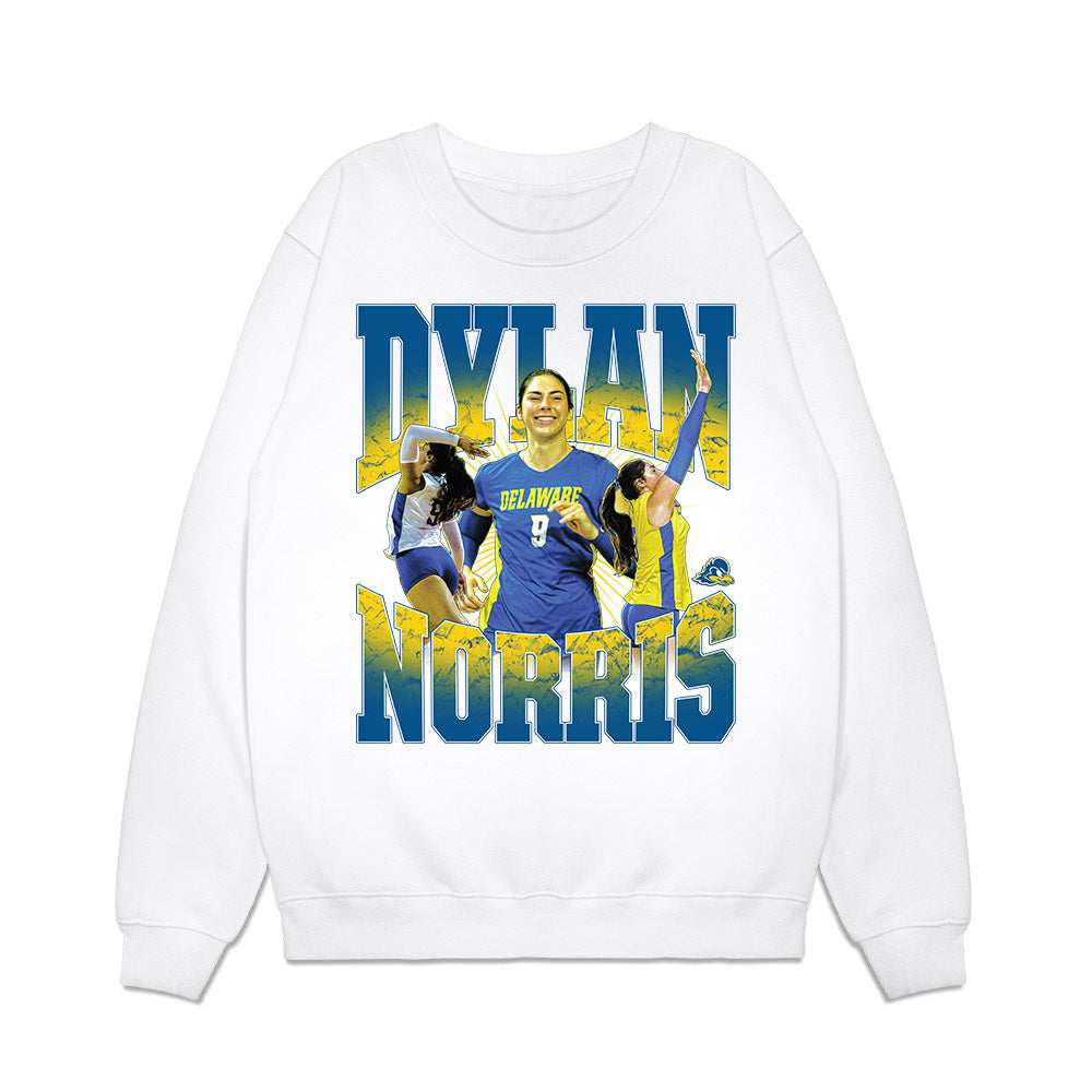 Delaware - NCAA Women's Volleyball : Dylan Norris - Collage Premium Crewneck Sweatshirt-0