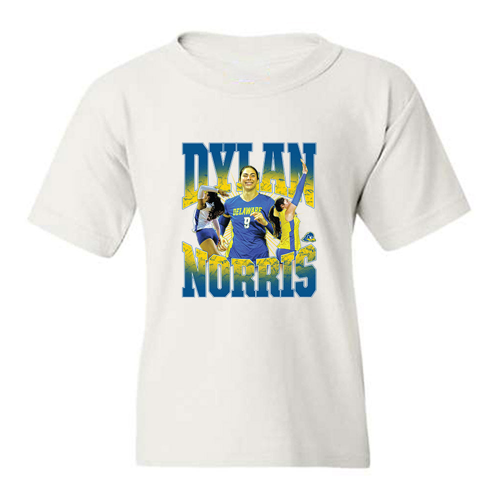 Delaware - NCAA Women's Volleyball : Dylan Norris - Collage Youth T-Shirt-0
