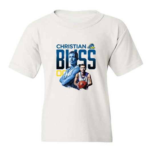 Delaware - NCAA Men's Basketball : Christian Bliss - Collage Youth T-Shirt-0