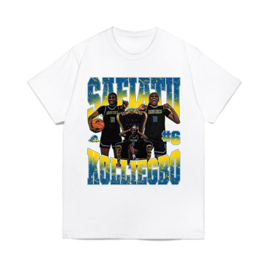 Delaware - NCAA Women's Basketball : Safiatu Kolliegbo - Collage Comfort Colors T-Shirt-0