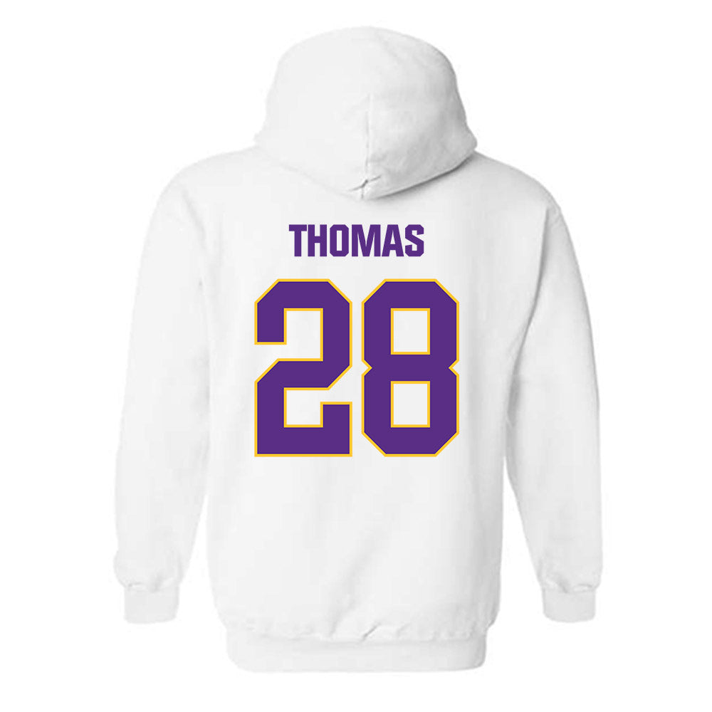 LSU - NCAA Football : Jhase Thomas - Classic Shersey Hooded Sweatshirt-1