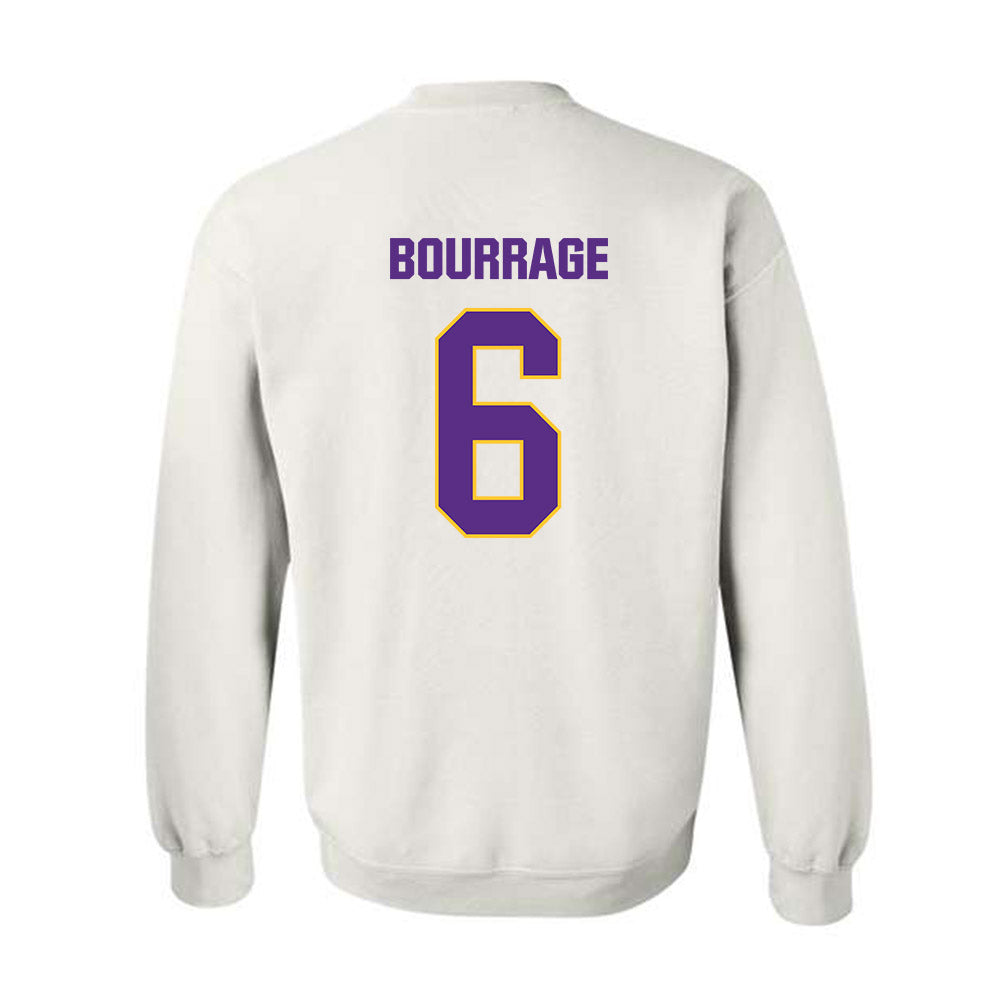 LSU - NCAA Women's Basketball : Divine Bourrage - Classic Shersey Crewneck Sweatshirt-1
