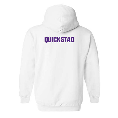 LSU - NCAA Men's Swimming & Diving : Collin Quickstad - Classic Shersey Hooded Sweatshirt-1