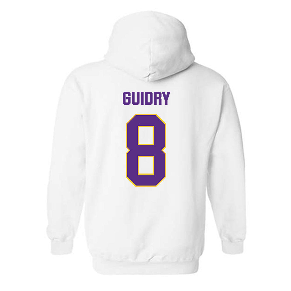 LSU - NCAA Baseball : Gavin Guidry - Classic Shersey Hooded Sweatshirt-1