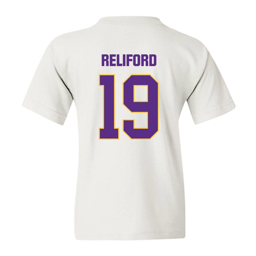 LSU - NCAA Football : Gabriel Reliford - Classic Shersey Youth T-Shirt-1