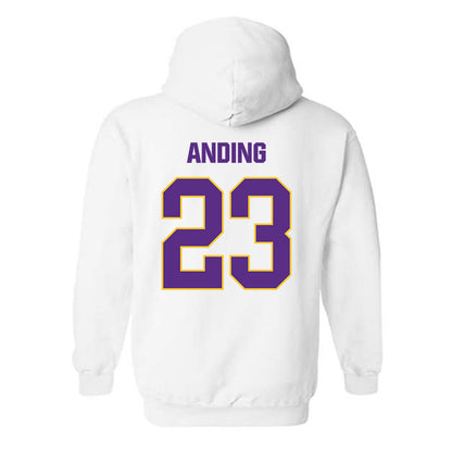 LSU - NCAA Football : Aidan Anding - Classic Shersey Hooded Sweatshirt-1