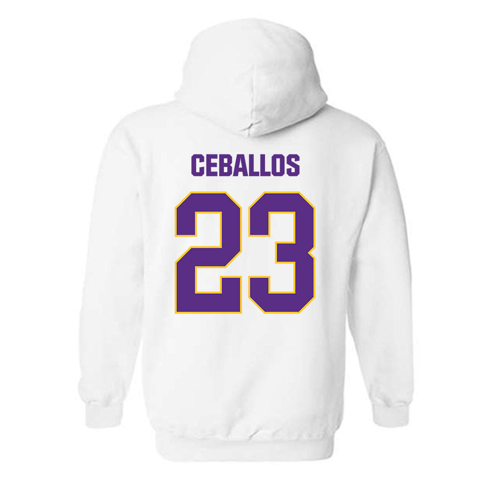 LSU - NCAA Women's Soccer : Gabbi Ceballos - Classic Shersey Hooded Sweatshirt-1