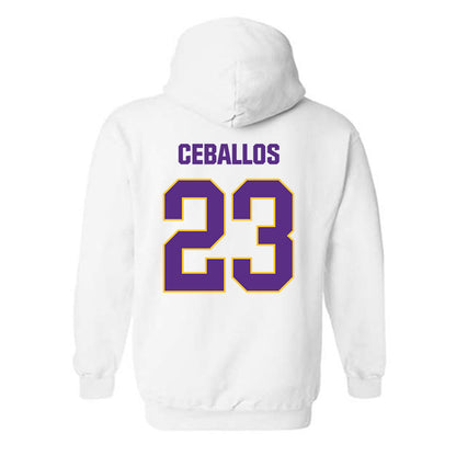 LSU - NCAA Women's Soccer : Gabbi Ceballos - Classic Shersey Hooded Sweatshirt-1