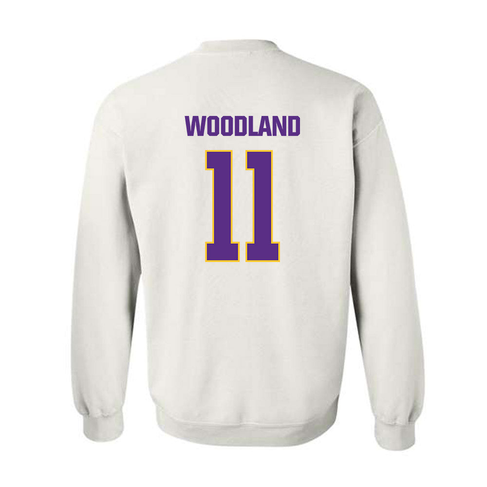 LSU - NCAA Football : PJ Woodland - Classic Shersey Crewneck Sweatshirt-1