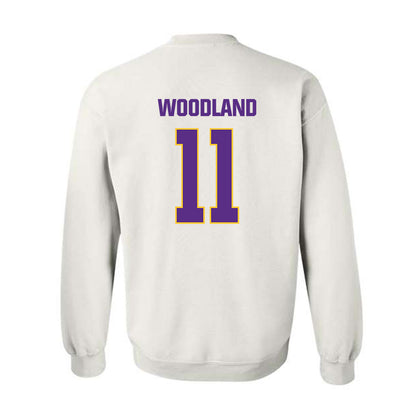 LSU - NCAA Football : PJ Woodland - Classic Shersey Crewneck Sweatshirt-1