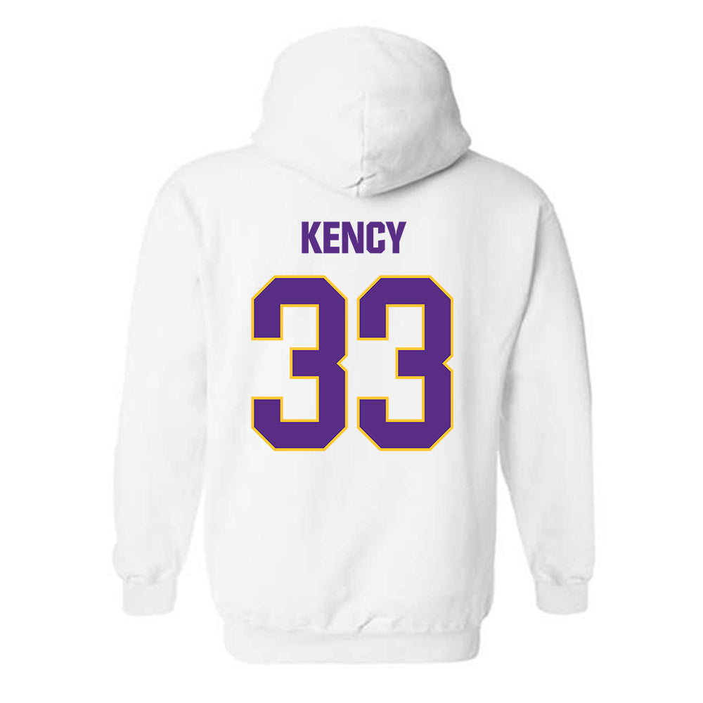 LSU - NCAA Football : David Kency - Classic Shersey Hooded Sweatshirt-1