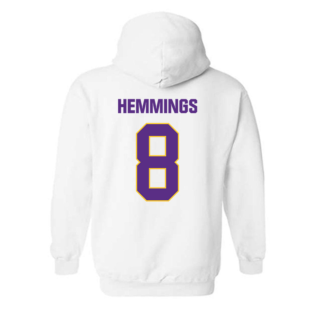 LSU - NCAA Women's Volleyball : Ella Hemmings - Classic Shersey Hooded Sweatshirt-1