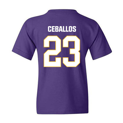 LSU - NCAA Women's Soccer : Gabbi Ceballos - Classic Shersey Youth T-Shirt-1