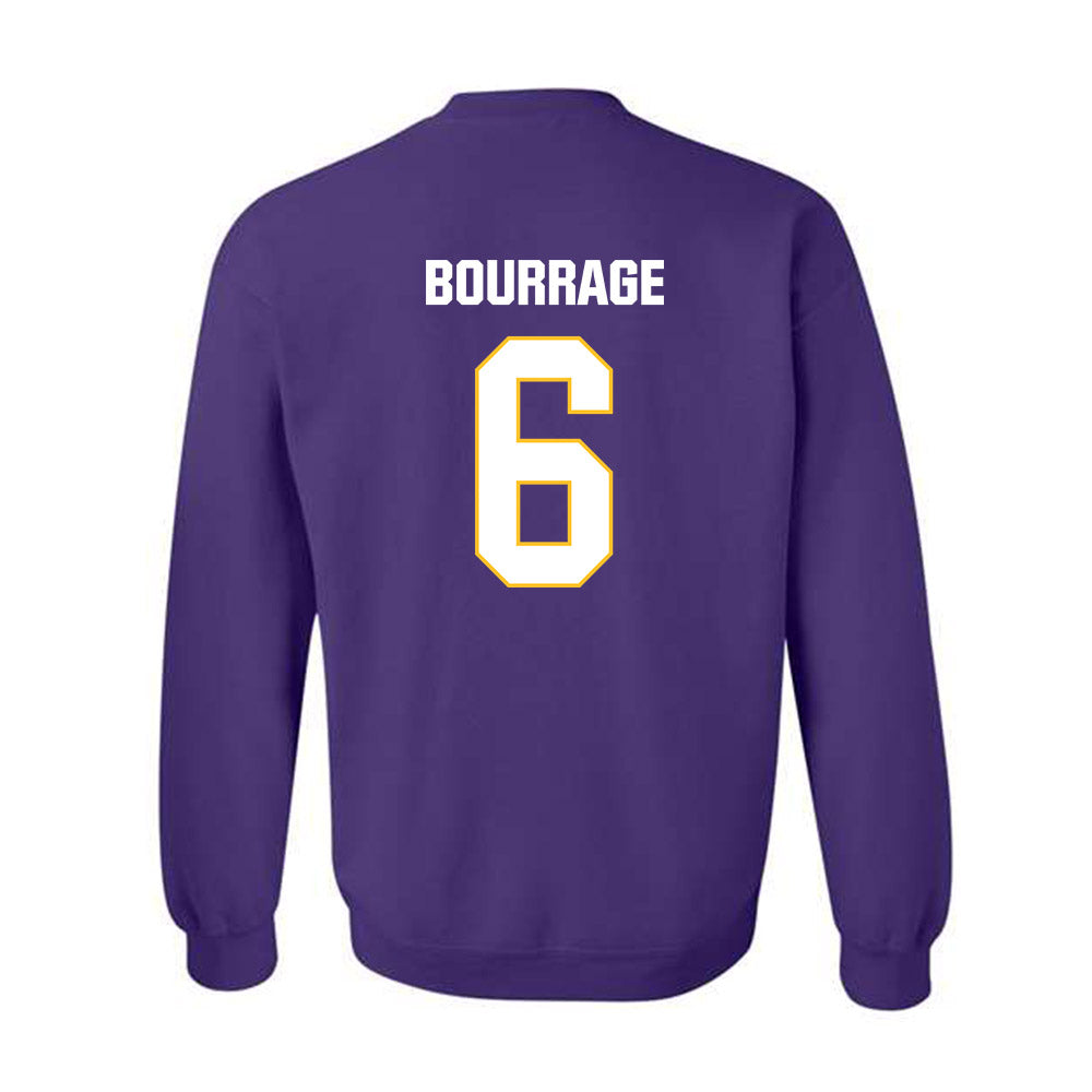 LSU - NCAA Women's Basketball : Divine Bourrage - Classic Shersey Crewneck Sweatshirt-1