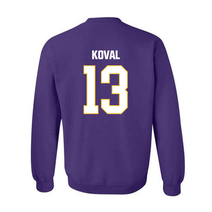 LSU - NCAA Women's Basketball : Kate Koval - Classic Shersey Crewneck Sweatshirt-1