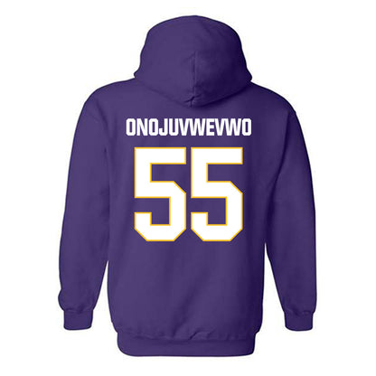 LSU - NCAA Women's Track & Field : Ella Onojuvwevwo - Classic Shersey Hooded Sweatshirt-1