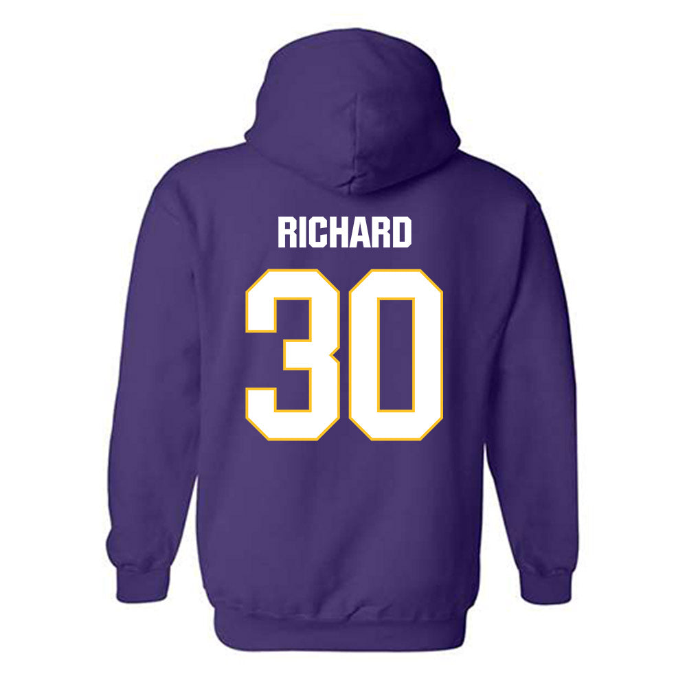 LSU - NCAA Women's Basketball : Jada Richard - Classic Shersey Hooded Sweatshirt-1