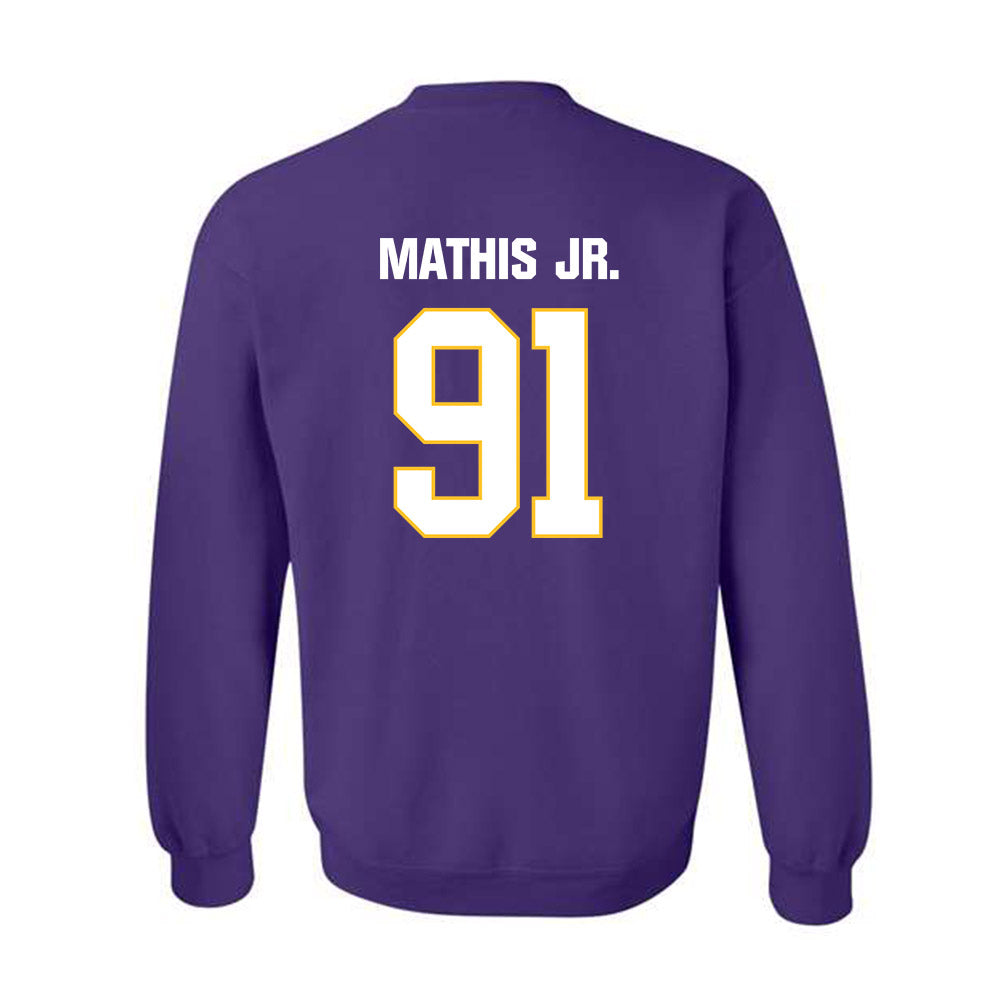 LSU - NCAA Football : Walter Mathis Jr. - Classic Shersey Crewneck Sweatshirt-1