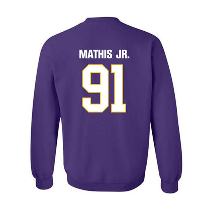 LSU - NCAA Football : Walter Mathis Jr. - Classic Shersey Crewneck Sweatshirt-1