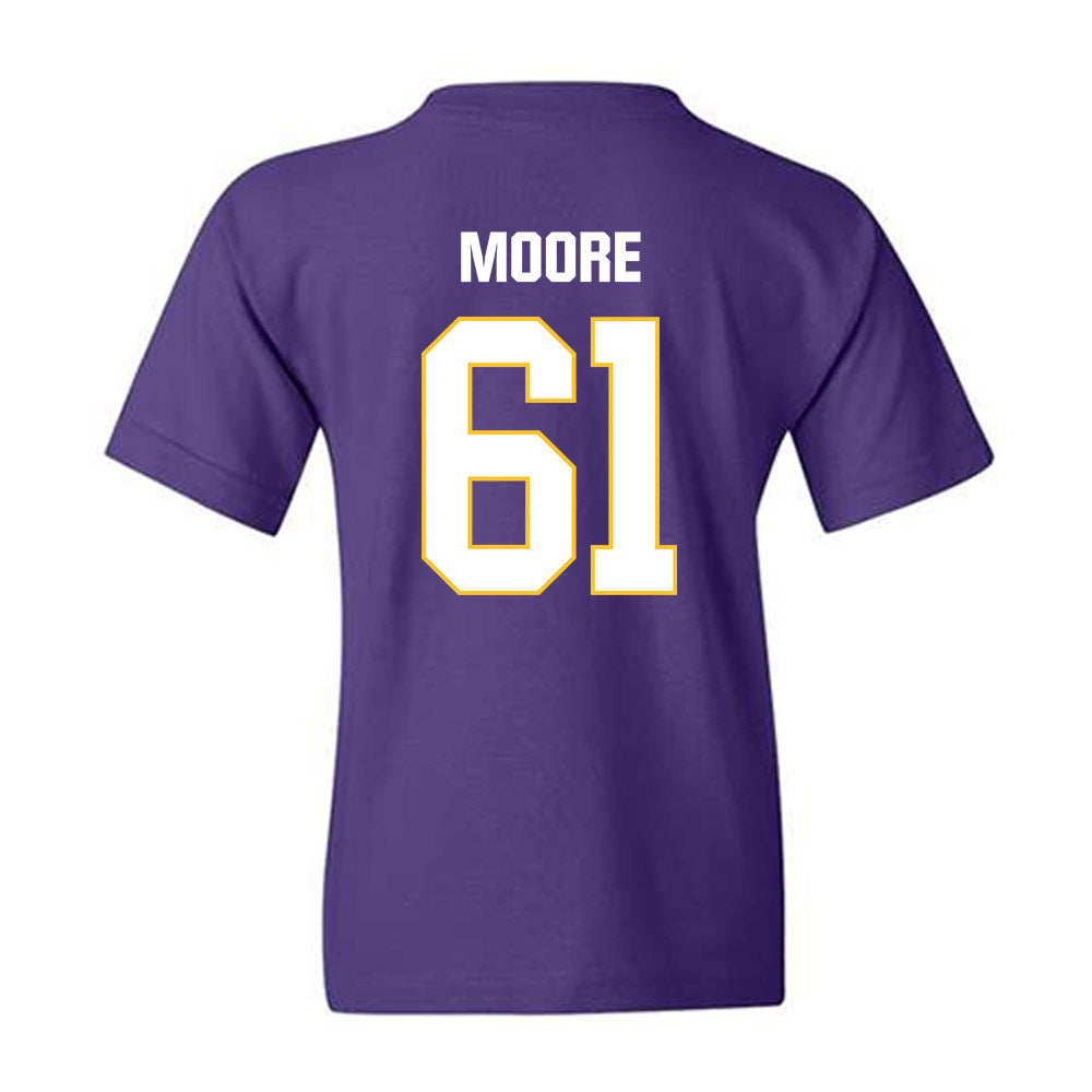 LSU - NCAA Football : Braelin Moore - Classic Shersey Youth T-Shirt-1